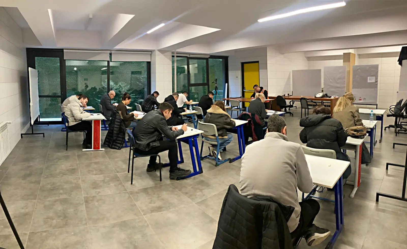 Modern sınıf ortamında uygulanan mesleki yeterlilik sınavı